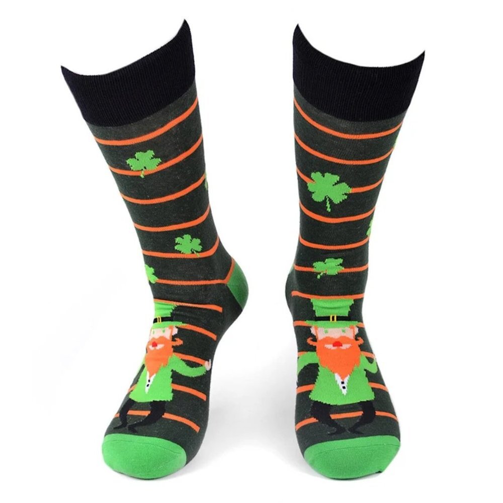 Men's Clover Pattern Socks~Clover Socks~St. Patrick's Socks~St. Patty's Socks